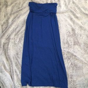 Max Studio Blue Maxi Skirt